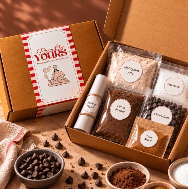 Chocolate Cookies DIY Baking Kit — Pre-Portioned Dry Ingredient Pouches